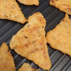 A picture of Gluten free polenta bites.
