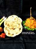 Baingan Bharta With Bajra Roti Ringana No Olo With Bajara Rotlo