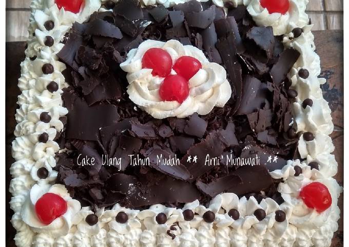 Resep Cake Ulang Tahun Mudah Oleh Arni Munawati Cookpad