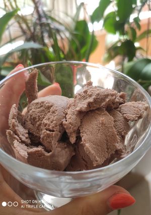 Csokifagyi cukor-,tej-, gluténmentesen recept fotója