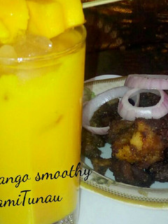 A picture of Mango smoothy.