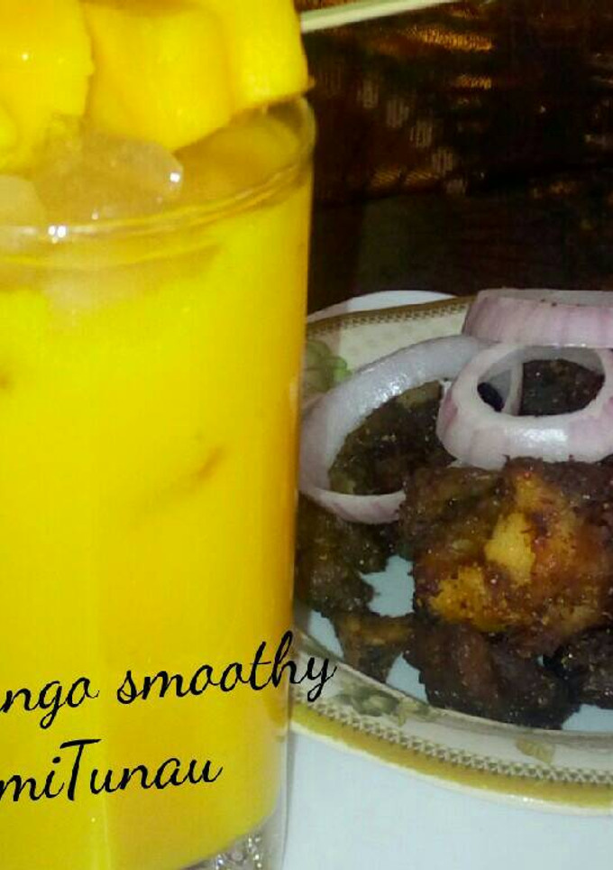 A picture of Mango smoothy.