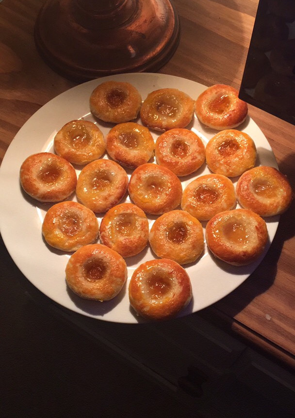 Una foto de Bizcochos de durazno