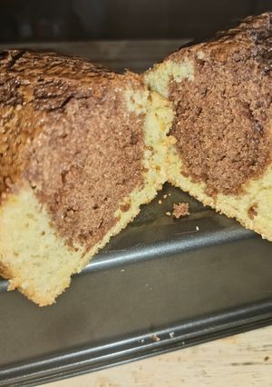 Una foto de Budín marmolado