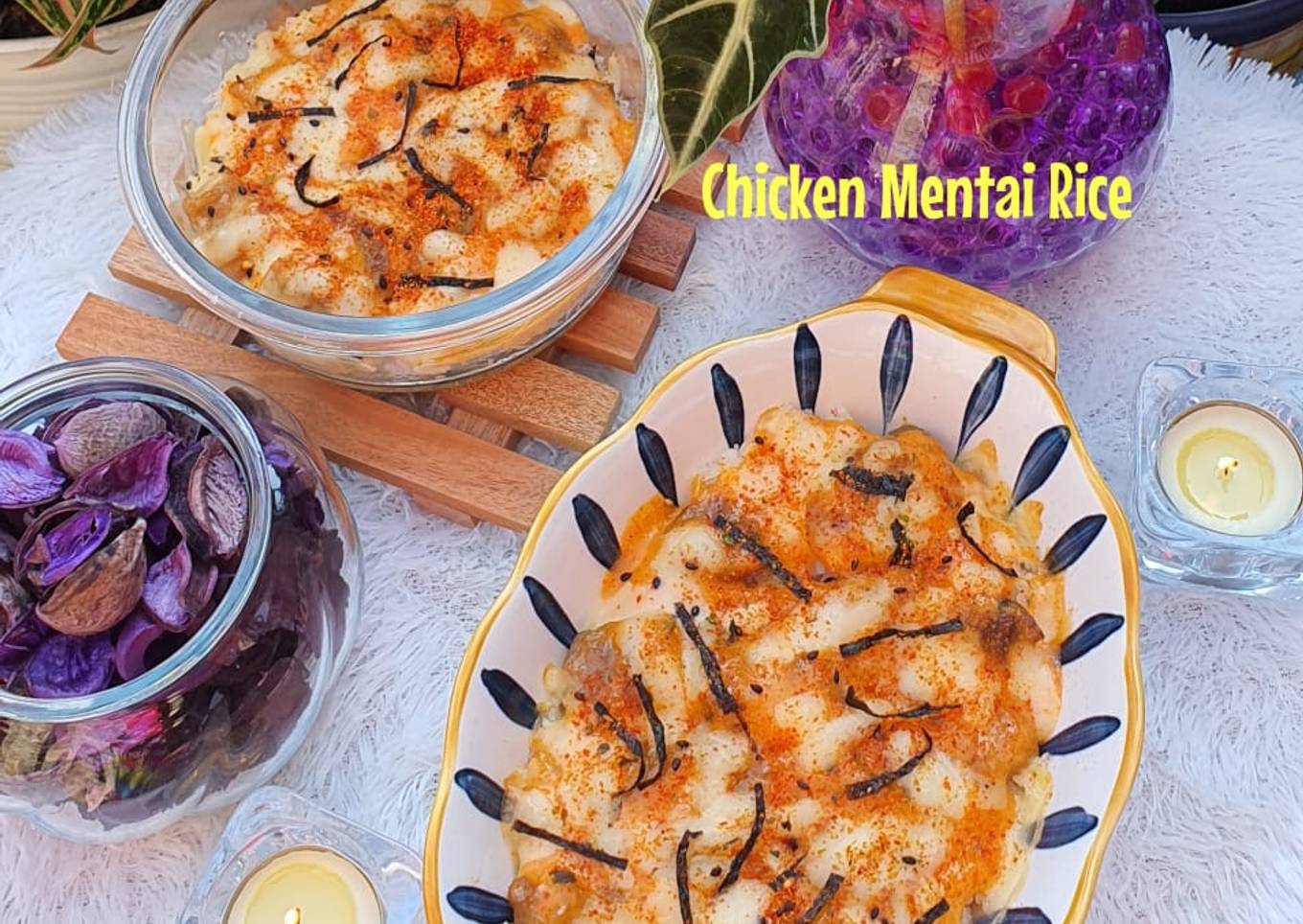 Chicken Mentai Rice