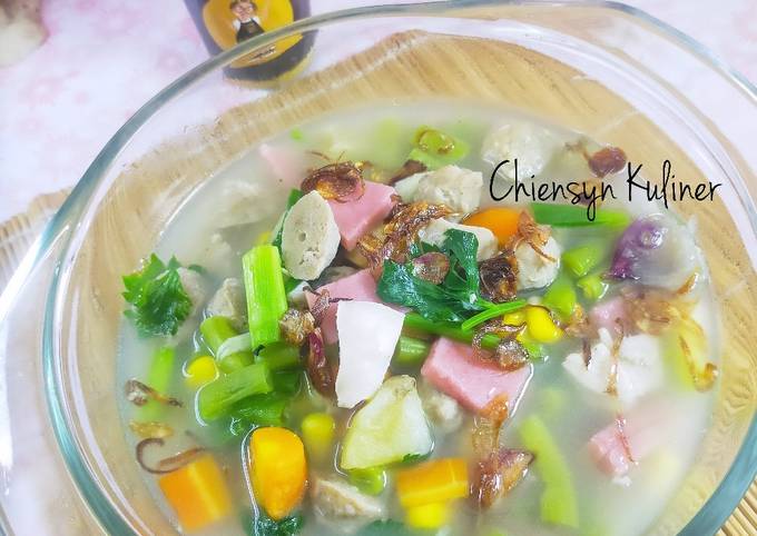 Resep Sop Ham Fillet Ayam Oleh Chiensyn Kuliner Cookpad