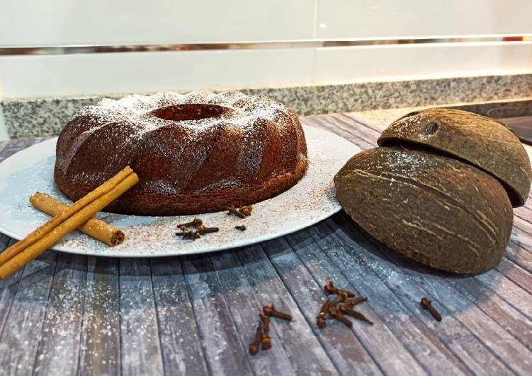 Bizcocho de chocolate blanco y coco 🥥🍴