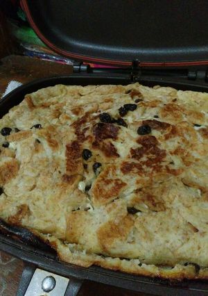 Foto resep Bread pudding (puding roti)