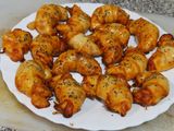 Mini cruasanes salados