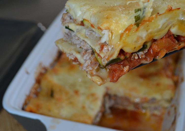 A révélé le secret de la recette Lasagne veau courgette parfait