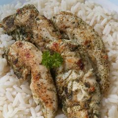 A picture of Vickys Thai Green Glazed Chicken, GF DF EF SF NF.