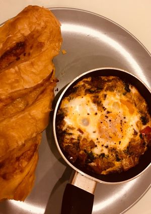 A picture of Shakshuka made healthy!.