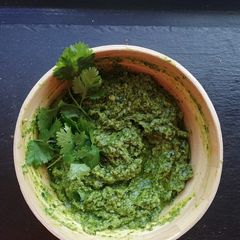 A picture of Kale and Cashew Pesto (Vegan friendly).