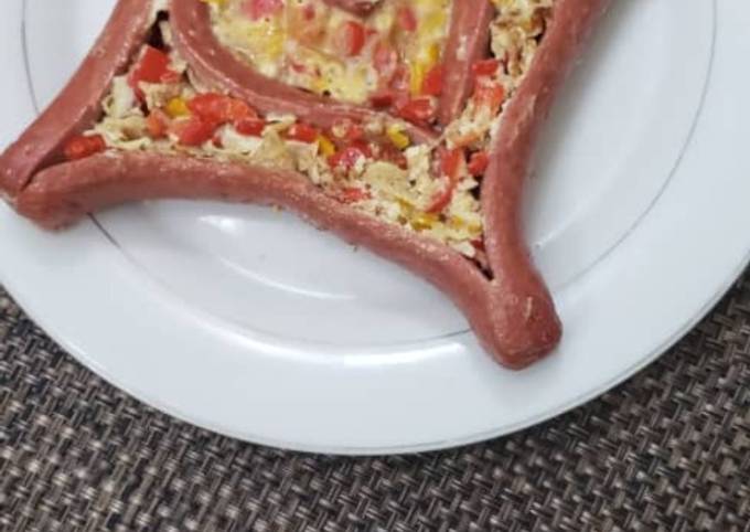 Recipe of Speedy Scrambled egg with Sausage