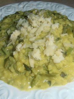 Φωτογραφία της συνταγής Risotto με πράσινα φασολάκια και mascarpone. Υπέροχα κρεμώδες και αρωματικό!