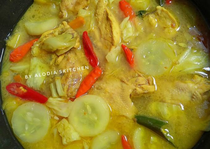 Resep Gangan Asam Sayap And Balungan Ayam Oleh Vey Alodias Kitchen Cookpad