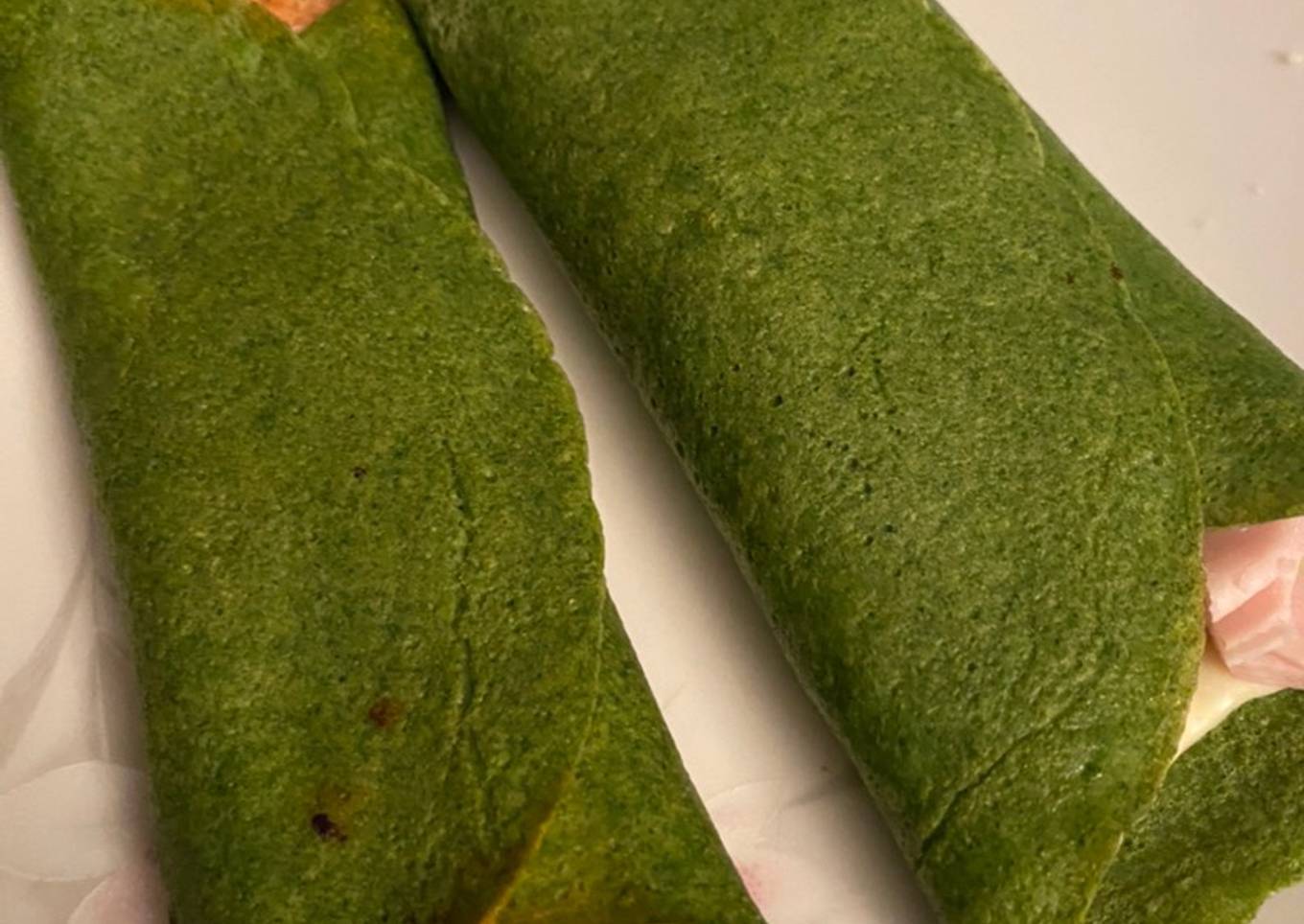 Crepes de avena y espinacas