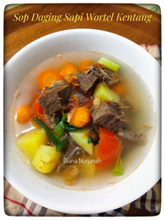 Foto resep Sop Daging Sapi Kentang wortel