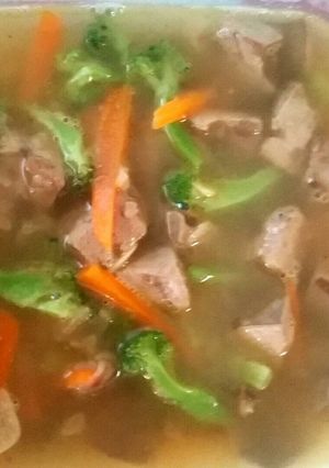 Foto resep Mpasi 1+ oseng sayur ati ayam
