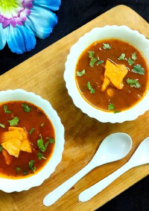 মেক্সিকান স্যুপ (Maxican soup recipe in bengali) রেসিপির প্রধান ছবি