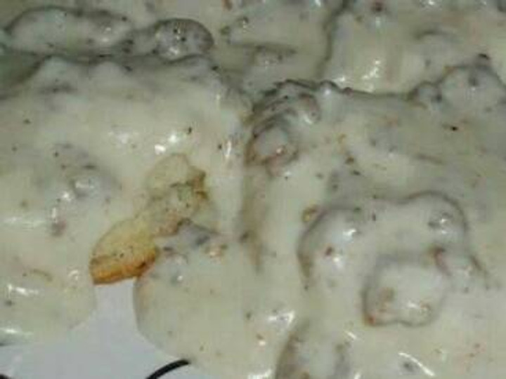 Anti Ribet, Memasak White Gravy sauce Simpel