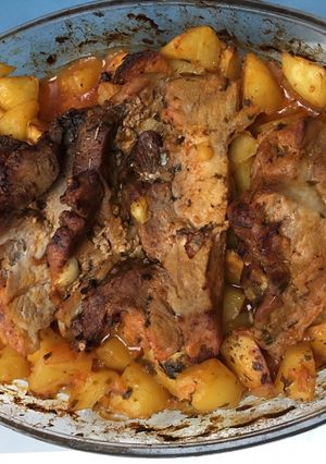 Une photo de Rôti de porc au four