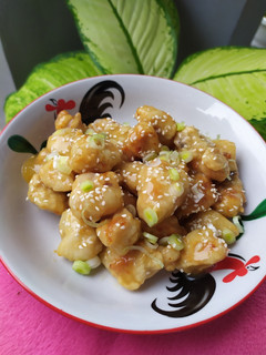 Foto resep Ayam tepung saus lemon madu