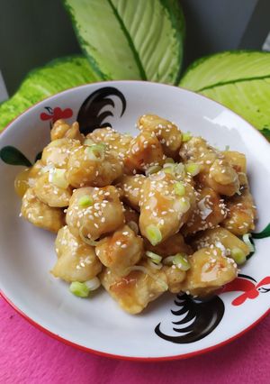 Foto resep Ayam tepung saus lemon madu