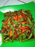 Oseng atiampela buncis kecap