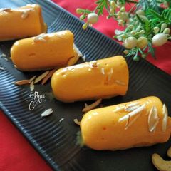A picture of Mango Aata Kulfi.