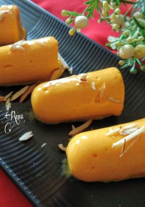 A picture of Mango Aata Kulfi.