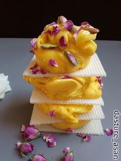 عکسی از دستور بستنی سنتی بدون دستگاه بستنی ساز