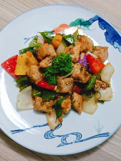 A picture of Stir-Fried Pork Cubes.
