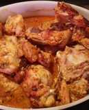 Pollo con mojo rojo y mezcla de hierbas!!