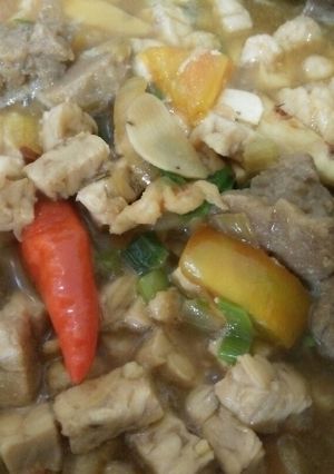 Foto resep Tumis tempe udang bakso