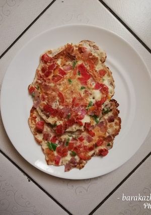 A picture of Cheesy omelet.