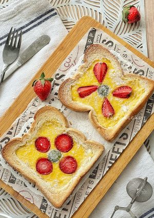 Foto resep Fruit Cheese Toast