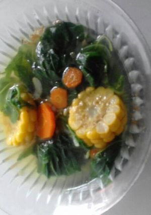 Foto resep Sayur bayam jagung