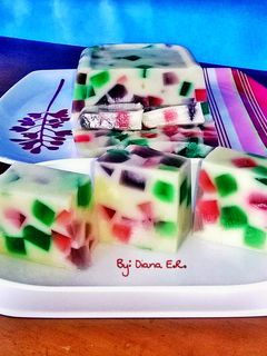 Foto resep Puding Mentega Mozaik