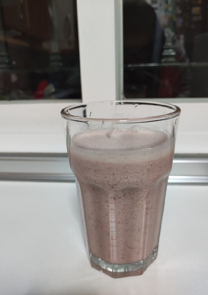 Una foto de Smoothie de fresa