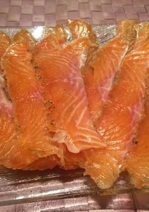 Une photo de Saumon gravlax