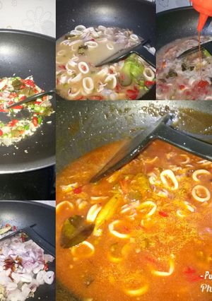 Foto resep Cumi saos asam pedas