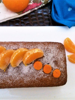 A picture of Eggless Orange Loaf Cake.