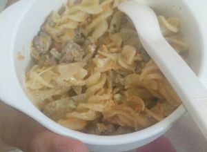 Foto resep MPASI 9 Bulan: Creamy Beef Fussili