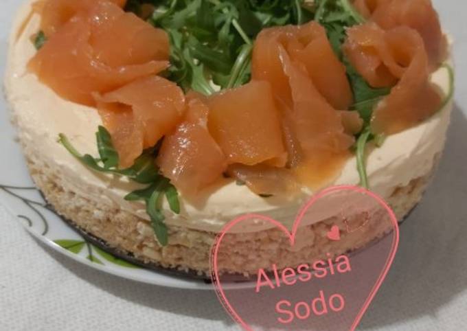 Cheesecake al salmone😋
