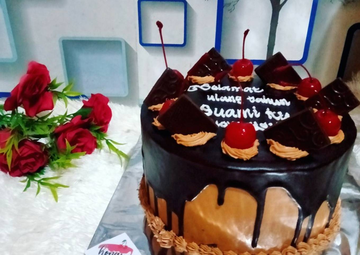 Blackfores kukus 4 telur untuk kue ulang tahun