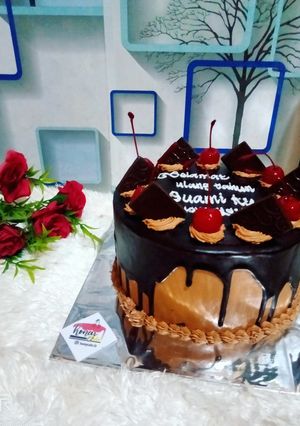 Foto resep Blackfores kukus 4 telur untuk kue ulang tahun