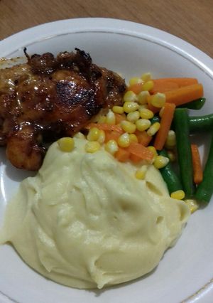 Foto resep Mashed Potato aka Kentang Tumbuh mudah