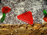Tarta de galletas a dos cremas