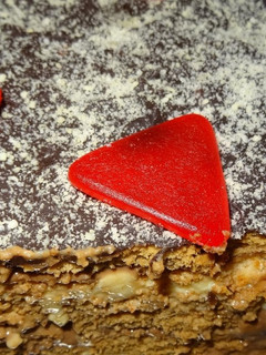 Una foto de Tarta de galletas a dos cremas